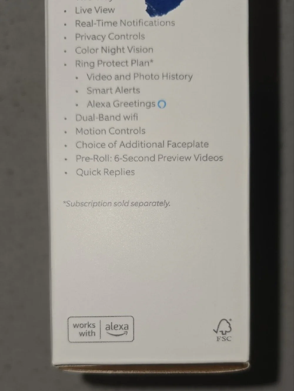 Ring Doorbell Pro; Satin Nickel Color